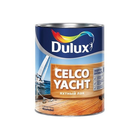 Дулюкс Селко Яхт 20 атмосферостойкий лак полуматовый 1, бесцветный Dulux