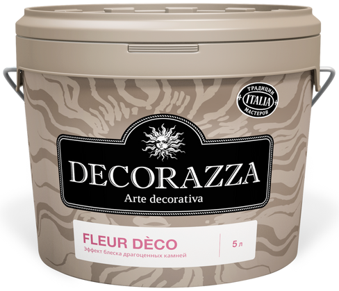 Финишное покрытие Decorazza Fleur Deco Amber Янтарный FD 02, 1 л