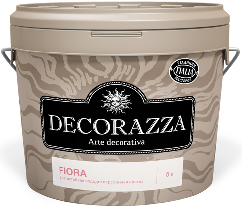 Краска Decorazza для интерьеров Fiora, База A color, 0.9 л