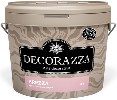 Декоративное покрытие Decorazza Brezza BR color, 5 л BR 10-19