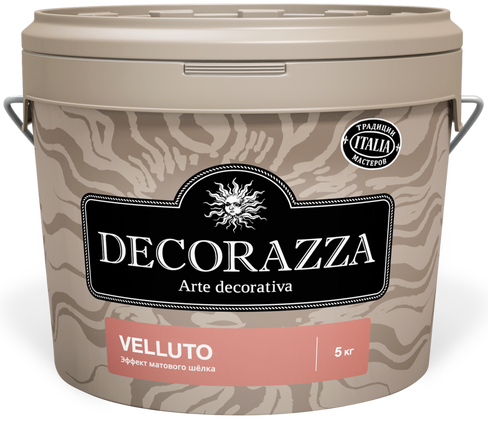 Декоративное покрытие Decorazza Velluto VT color, 5 кг VT 10-27