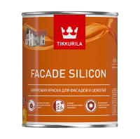 Краска Тиккурила Фасад Силикон акриловая для фасадов и цоколей 0.9, белый Tikkurila