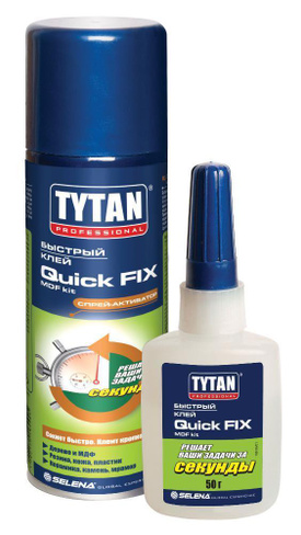 Титан двухкомпонентный цианакрилатный клей для МДФ, 0.2 Tytan