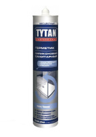 Герметик Титан силиконовый санитарный для влажных помещений 0.08, бесцветны Tytan