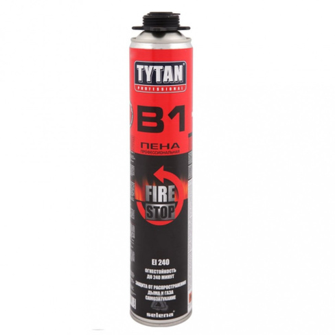 Титан Б 1 профессиональная пена огнеупорная 0.75, серый Tytan