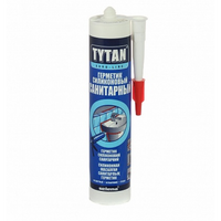 Титан силиконовый герметик санитарный 0.29, белый Tytan