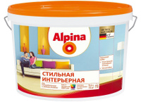 Альпина Стильная Интерьерная глубокоматовая краска для стен и потолков 2.35 Alpina