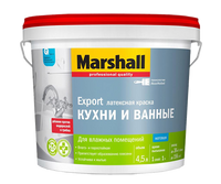 Маршал для кухни и ванной влагостойкая краска для влажных помещений 4.5, бе Marshall