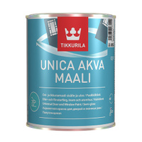 Тиккурила Уника Аква Маали акрилатная полуглянцевая краска 2.7, белый Tikkurila