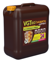 Биозащита VGT Дерево антисептик древозащитный 5 розовый ВГТ