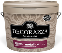 Декоративная металлизированная краска Decorazza Effetto metallico Argento E