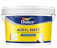 Дулюкс Акрил Мат латексная краска для стен и потолков 2.5 бесцветный Dulux