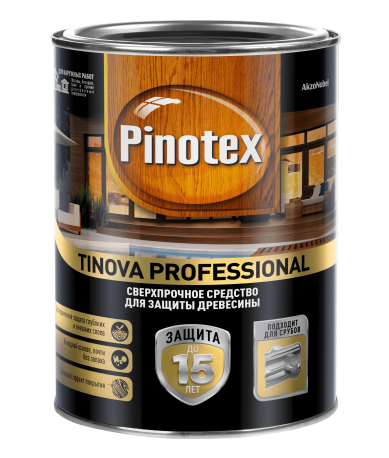 Антисептик профессиональный Пинотекс Тинова для деревянного фасада 0.75 2.5 Pinotex