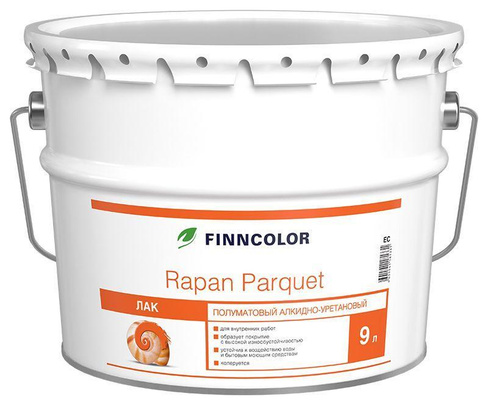 Финнколор Рапан Паркет полуматовый лак для пола 2.7, бесцветный Finncolor