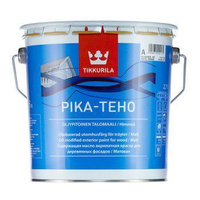 Тиккурила Пика Техо водорастворимая фасадная краска для дерева 0.225, белый Tikkurila