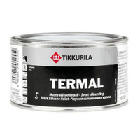 Краска Termal термостойкая, черная 0.33, черный Tikkurila