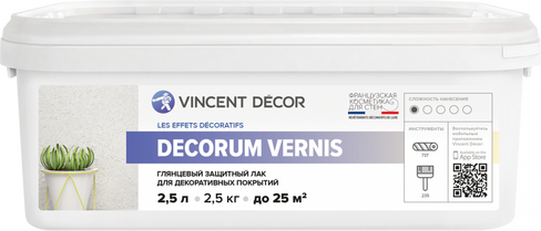 Декорум Вернис защитный лак глянцевый, 1 Vincent