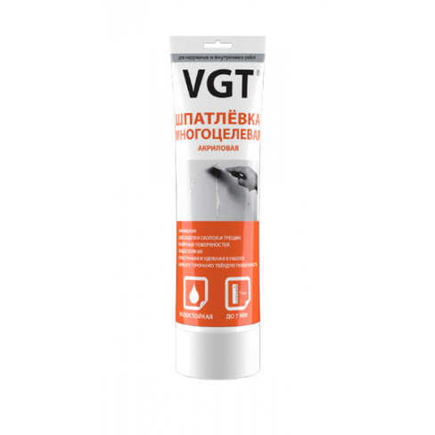 Шпаклевка VGT многоцелевая для внутренних и наружних работ 1 ВГТ