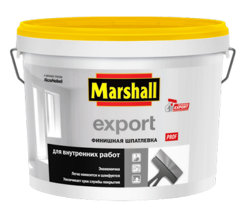 Маршал Экспорт шпатлевка финишная 10 белый Marshall