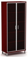 Шкаф высокий со стеклом в алюминиевой раме В-430.8 Skyland