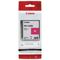 Картридж струйный CANON (PFI-120M) для imagePROGRAF TM-200/205/300/305, пурпурный, 130 мл, оригинальный