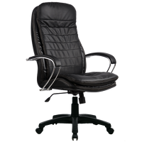 Кресло руководителя LK-3 PL (Сенатор) перфорированная натуральная кожа Метт