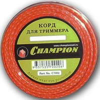 Корд трим.CHAMPION Square Twist DUO 2.0мм*126м (витой квадрат)+нож