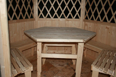 Стол деревянный для дачи 3 метра