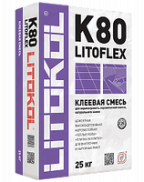 Клей для керамогранита LITOFLEX K80 25кг