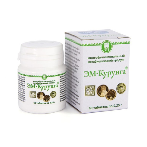 Продукт метабиотический «ЭМ-Курунга», таблетки, 60 шт от компании Арго ...