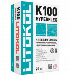 Клей для керамогранита HYPERFLEX K100 20кг