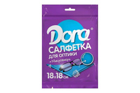 Салфетка из микрофибры DORA для оптики 18х18 2001-026-400