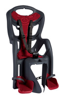 Детское велокресло BELLELLI Pepe TUV, на багажник, черное, до 7лет/22кг, 0-219995