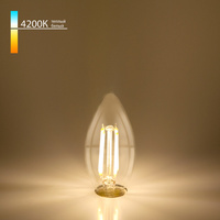 Филаментная светодиодная лампа "Свеча" С35 7W 4200K E14
