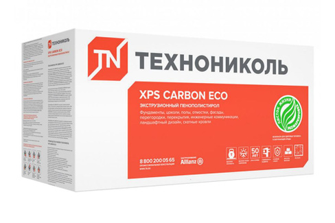 Пенополистирол xPS Carbon ECO 1200х600х30 мм