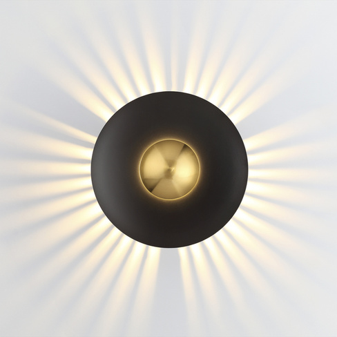 Настенный светильник Odeon ADAMAS 4223/13WL LED 13W черный/Золотистыйый/мет