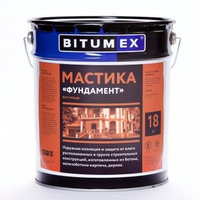 Мастика битумная Фундамент Bitumex 18кг
