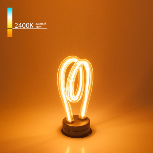 Филаментная светодиодная лампа Art filament 4W 2400K E27, 40 мм
