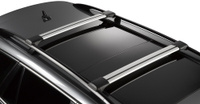 Поперечины серебристые в распор V1 (2 шт, алюминий) Honda CRV 2007-2012