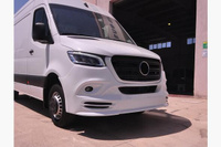 Накладка на передний бампер под ПТФ, под покраску Mercedes Sprinter W907