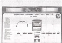Декор на панель Meric 18 элементов VW Crafter 2006-2017