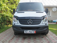 Дефлектор капота длинный VIP пластик Mercedes Sprinter 906 2006-2013