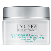 Dr. Sea подтягивающий крем для лица, глаз, шеи и зоны декольте с экстрактами граната и имбиря Moisturizing Firming Eye &