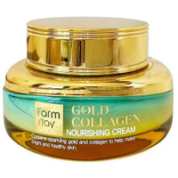Farmstay Gold Collagen Nourishing Cream Питательный крем для лица с золотом и коллагеном, 55 мл