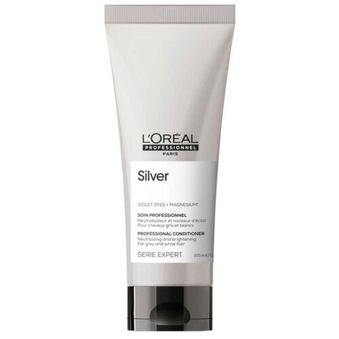 L'Oreal Professionnel кондиционер Serie Expert Silver для нейтрализации желтизны осветленных и седых волос, 200 мл