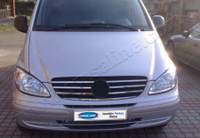 Накладки на решетку радиатора Omsa сталь Mercedes Vito W639 2004-2010