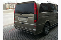 Нижняя юбка заднего бампера Mercedes Vito\Viano W639 2004-2010