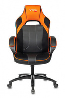 Кресло игровое Zombie Viking 2 Aero черное/оранжевое текстиль