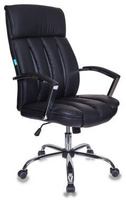 Кресло руководителя Бюрократ T-8000SL, цвет черный/серый