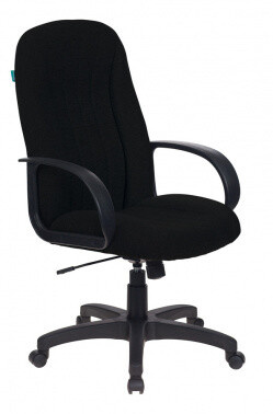 Кресло руководителя Бюрократ T-898AXSN черное 3С11, крестовина пластик